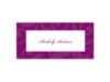 Treasured Jewels Pattern - Sangria - Place Card