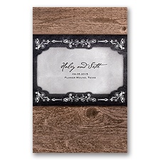 Rustic Chalkboard - Program