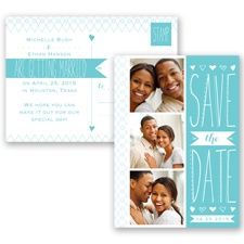 Sweetly Sketched - Pool - Save the Date Postcard
