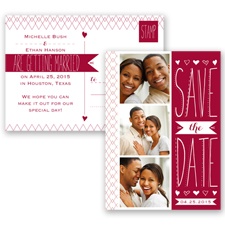 Sweetly Sketched - Apple - Save the Date Postcard
