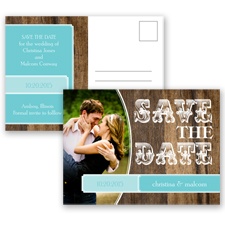 Rodeo Romance - Pool - Save the Date Postcard