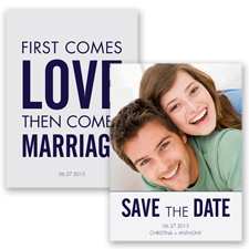 First Comes Love - Lapis - Save the Date