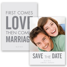 First Comes Love - Mercury - Save the Date