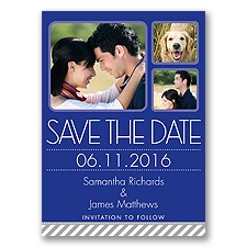 Furry Friend - Regency - Photo Save the Date Postcard
