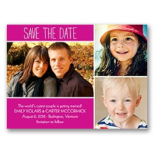From Kids to Kisses - Begonia - Save the Date
