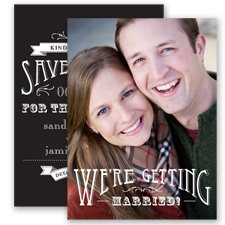 Grand Announcement - Black - Save the Date