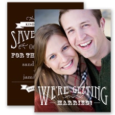 Grand Announcement - Chocolate - Save the Date