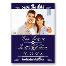 Sweetest Date - Lapis - Photo Save The Date Magnet