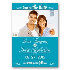 Sweetest Date - Malibu - Photo Save The Date Magnet