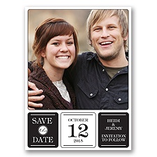 Photo Fantastic - Black - Save the Date