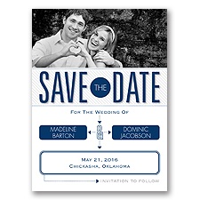 Our Love Story - Save the Date Card