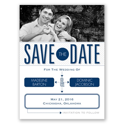 Our Love Story - Save the Date Card