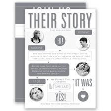 Our Love Story - Mercury - Invitation