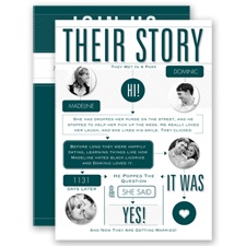 Our Love Story - Gem - Invitation