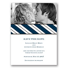 Formal Stripes - Save the Date