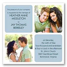 Window of Love - Peacock - Invitation