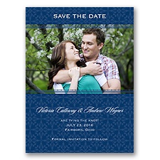 Victorian Charm - Marine - Save the Date