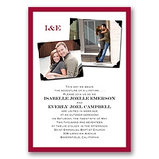 Classic Photo Album - Apple - Invitation