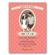 Vintage Photo Album - Guava - Save the Date