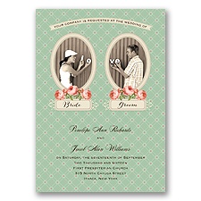 Vintage Photo Album - Meadow - Invitation