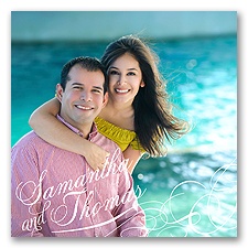 Swirling Beauty - Malibu - Invitation