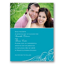 Swirling Beauty - Save the Date