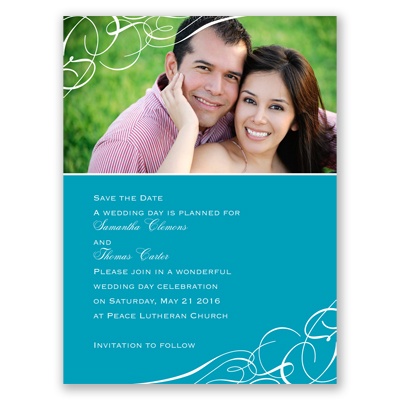 Swirling Beauty - Save the Date
