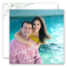 Swirling Beauty - Clover - Invitation