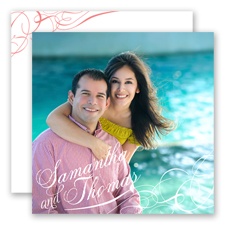 Swirling Beauty - Coral Reef - Invitation