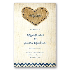 Burlap Heart - Program