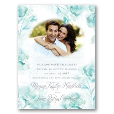 I Dream of Peonies - Sea Glass - Save the Date