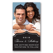 We 2 - Photo Save the Date Magnet