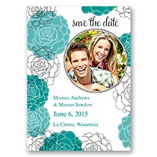 Carefree - Jade - Photo Save the Date Magnet