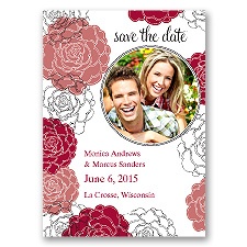 Carefree - Apple - Photo Save the Date Magnet
