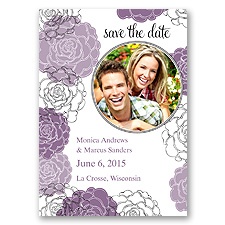 Carefree - Wisteria - Photo Save the Date Magnet