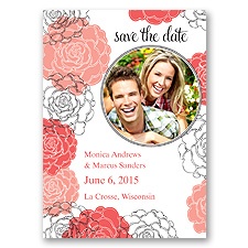 Carefree - Guava - Photo Save the Date Magnet