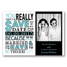 Ga Ga Photo - Pool - Save the Date Magnet