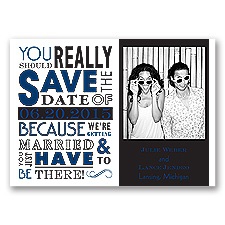 Ga Ga Photo - Marine - Save the Date Magnet
