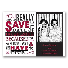 Ga Ga Photo - Apple - Save the Date Magnet