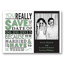 Ga Ga Photo - Clover - Save the Date Magnet