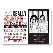 Ga Ga Photo - Coral Reef - Save the Date Magnet