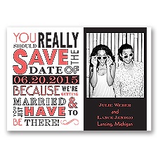 Ga Ga Photo - Guava - Save the Date Magnet