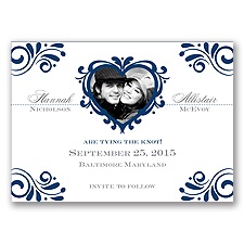 Bliss - Marine - Photo Save the Date Magnet