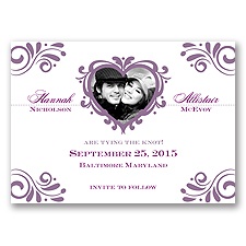 Bliss - Wisteria - Photo Save the Date Magnet