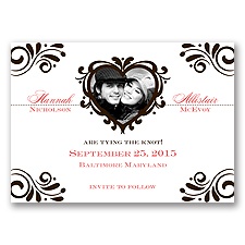 Bliss - Chocolate - Photo Save the Date Magnet