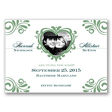 Bliss - Clover - Photo Save the Date Magnet