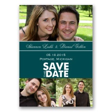 Color Block Photo - Gem - Save the Date Magnet