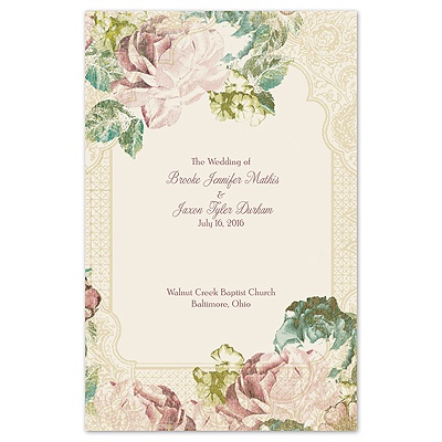 Vintage Blossoms - Program