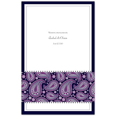 Perfect Paisley Duet - Lapis- Program