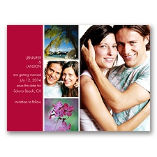 Photo Collage Save the Date - Apple
